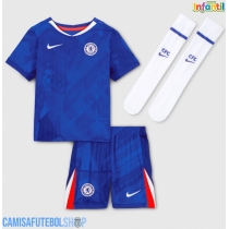 Camisa de time de futebol Chelsea Jamie Gittens #11 Replicas 1º Equipamento Infantil 2025-26 Manga Curta (+ Calças curtas)